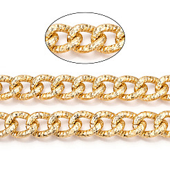 Aluminum Textured Curb Chains&nbsp;CHA-N003-04KCG