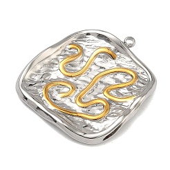 Two Tone 304 Stainless Steel Pendants&nbsp;STAS-K322-18D-GP
