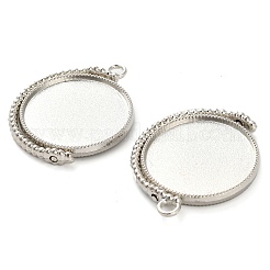 Zinc Alloy Pendant Cabochon Settings&nbsp;FIND-NH0001-13B-P