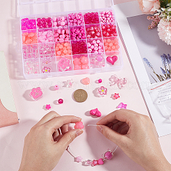 Opaque & Transparent Acrylic Beads Kits&nbsp;MACR-SP0001-48D