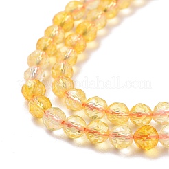 Natural Citrine Beads Strands&nbsp;G-D463-06