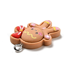 Christmas Opaque Resin Pendants&nbsp;X-RESI-G043-B09