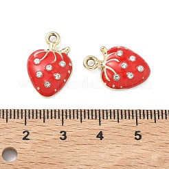 Alloy Enamel Pendants&nbsp;ALRI-D303-02G