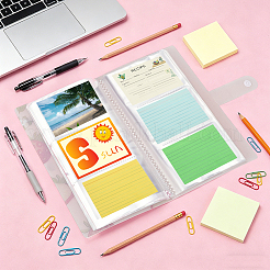 3 Inch 240-Pocket Strawberry Plastic Photocard Storage Albums with Press Stud&nbsp;AJEW-WH0752-817B