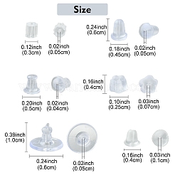 443Pcs 6 Style Plastic Ear Nuts Sets&nbsp;KY-YW0001-56
