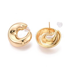 Brass Stud Earrings&nbsp;EJEW-T048-13G