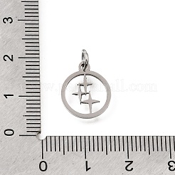 304 Stainless Steel Charms&nbsp;SA-CBA4CE0-13P
