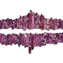 Dyed Natural Imperial Jasper Graduated Beads Strands&nbsp;G-Q601-21A