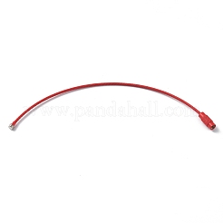Baking Paint Stainless Steel Cable Wire Keychain&nbsp;AJEW-WH0413-15G