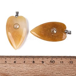 Natural Topaz Jade Pendants&nbsp;G-Q601-47G