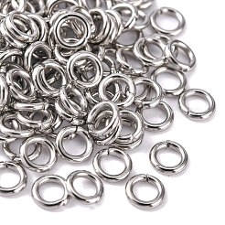 Tarnish Resistant 304 Stainless Steel Open Jump Rings&nbsp;STAS-Q186-02-5x1mm