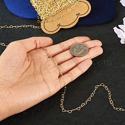 Brass Heart Link Chains&nbsp;CHC-TA0001-13