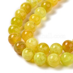 Natural Fire Crackle Agate Beads Strands&nbsp;G-G0004-B01-D