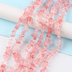 Cherry Quartz Glass Beads Strands&nbsp;G-G0003-B01