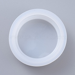 Diyの丸いベースのシリコンモールド  UVレジン用  エポキシ樹脂ジュエリー作り  ホワイト  96x28mm  内径：77mm&nbsp;LS-DIY-D049-02