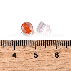 透明なアクリルビーズ  コラム  ミックスカラー  6x5.5mm  穴：1.4mm  約4545個/500g&nbsp;OACR-H051-05