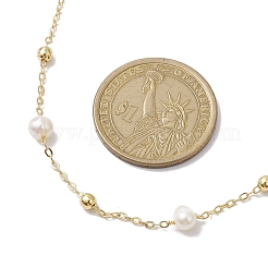 Natural Cultured Freshwater Pearl Beaded Necklaces&nbsp;NJEW-JN04752