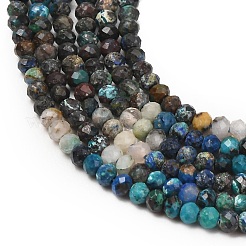 Natural Chrysocolla and Lapis Lazuli Beads Strands&nbsp;GG-CBA9631-C03-03B