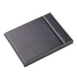 PUレザー鏡  長方形  ブラック  23x18.1x2.1cm&nbsp;MJEW-D002-01