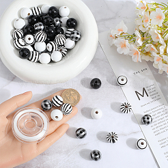 DIY Round Wooden Beads Bracelets Jewelry Making Kits&nbsp;DIY-SP0001-45A