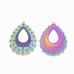 Ion Plating(IP) 304 Stainless Steel Filigree Pendants&nbsp;X-STAS-S108-68