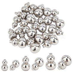 18Pcs 3 Style 304 Stainless Steel Beads&nbsp;STAS-UN0026-67