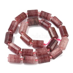 Natural Strawberry Quartz Beads Strands&nbsp;G-G453-E11-10x14mm
