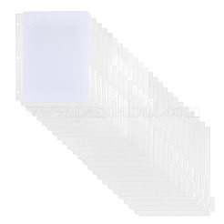 4Bags Rectangle Plastic Binder Pocket Dividers with Index Tabs Sticker&nbsp;OFST-GL0001-06