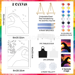 2Pcs Wooden Drawing Easels&nbsp;AJEW-GW0001-11