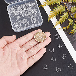 80Pcs 4 Styles Plastic Clip-on Earring Findings&nbsp;KY-AR0001-29