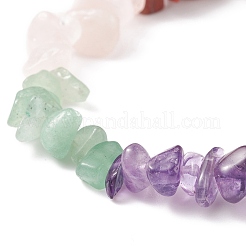 Natural Mixed Stone Chips Stretch Bracelets&nbsp;BJEW-JB08460