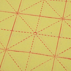 書道筆ペン用の用紙  玄紙の練習  ライスペーパー  ダークカーキ  35.7x24.9x0.01cm  40枚/袋&nbsp;DIY-WH0304-571