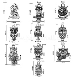 Tibetan Style Alloy Pendants&nbsp;TIBE-CJ0001-10