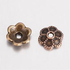 Alloy Bead Caps Enamel Settings&nbsp;PALLOY-D348-07