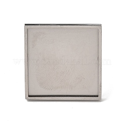304 Stainless Steel Adjustable Ring Settings&nbsp;STAS-D374-02P-02