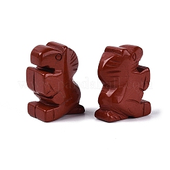 Natural Red Jasper Horse Figurine&nbsp;DJEW-N005-01D