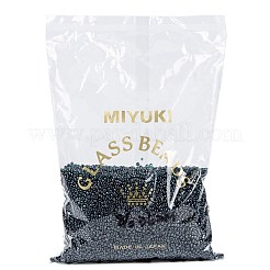 MIYUKIラウンドロカイユビーズ  日本製シードビーズ  8/0  （rr362)ルビー裏地付きエメラルド光沢  3mm  穴：1.1mm  約19000~20500個/ポンド&nbsp;SEED-G008-RR0362