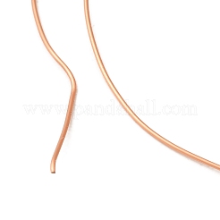 ジュエリー製作用丸銅線  砂茶色  26ゲージ  0.4mm  約16.4フィート（5m）/ロール&nbsp;X-CWIR-N001-0.4mm-03