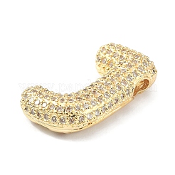 Rack Plating Brass Micro Pave Cubic Zirconia Pendants&nbsp;KK-Q790-01J-G