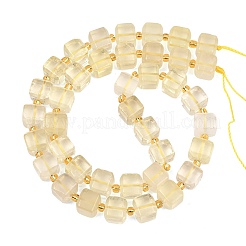 Heated Natural Lemon Quartz Beads Strands&nbsp;G-F832-A03-01