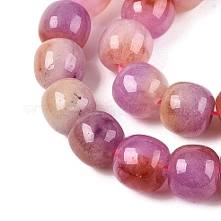 Dyed Natural White Jade Beads Strands&nbsp;G-T138-D07