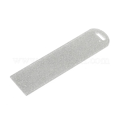アクリル製の大きなペンダント  グリッターパウダー付き  長方形  ゲインボロ  125x32x2mm  穴：15x4mm&nbsp;OACR-G043-05A