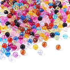 14 Colors Transparent Acrylic Beads&nbsp;TACR-TA0001-45