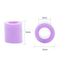子供用1箱5mmメルティビーズpediyヒューズビーズリフィル  チューブ  ライラック  5x5mm  穴：3mm  約500個/箱&nbsp;DIY-X0047-79-B