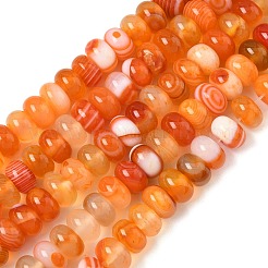 Natural Banded Agate Beads Strands&nbsp;G-F790-I01-01L