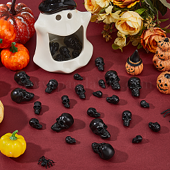 70Pcs 4 Styles Halloween Plastic Beads&nbsp;FIND-DC0006-31