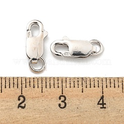 925スターリングシルバーカニカン  プラチナメッキ  13.5x5.5x2.5mm&nbsp;STER-C005-07P