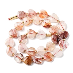 Natural Ferruginous Quartz Beads Strands&nbsp;G-B044-B17-01