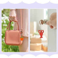 10Pcs Spray Painted Spring Gate Rings&nbsp;FIND-TA0008-86