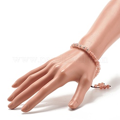 Natural Gemstone Stretch Bracelet with Calabash&nbsp;BJEW-JB07709